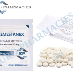 Euro Pharmacies Exemestanex (Aromasin) – 20mg/tab – 50 tab/bag