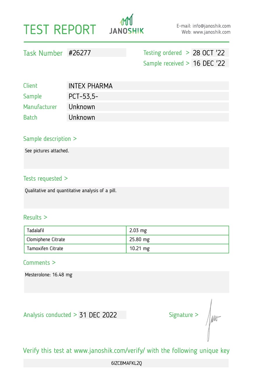 INTEX-PCT.jpg Intex Pharma PCT 100 tabs - PCT product UK