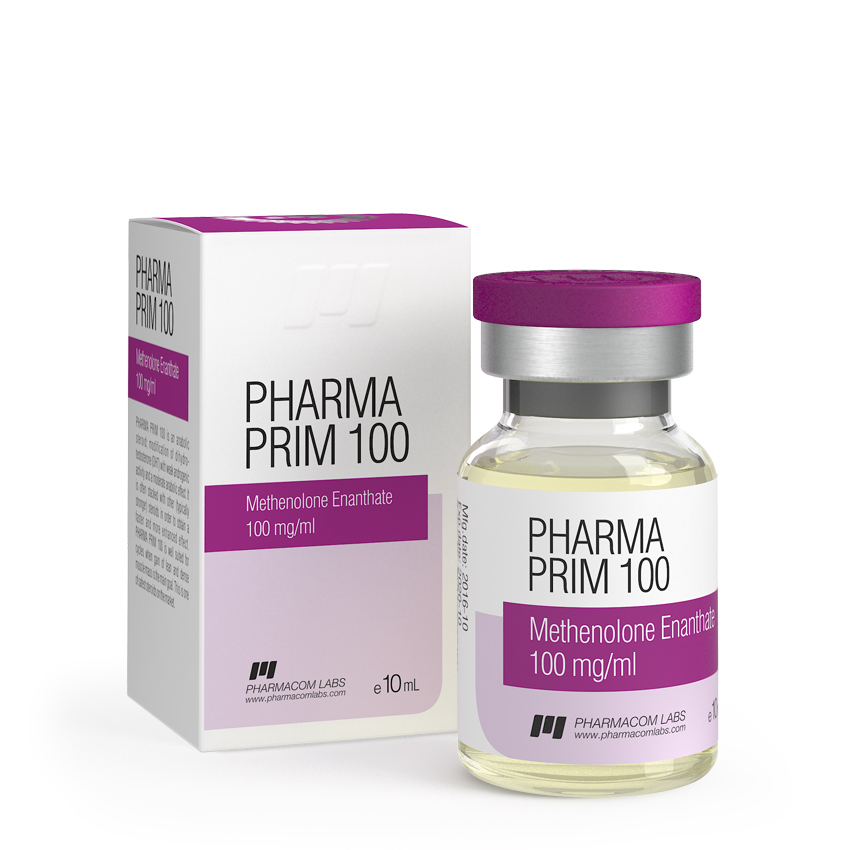 Pharmacom Pharmaprim 100 Methanolon Enanthate: 10ml/Vial, 100 mg/ml - steroid blend injection UK