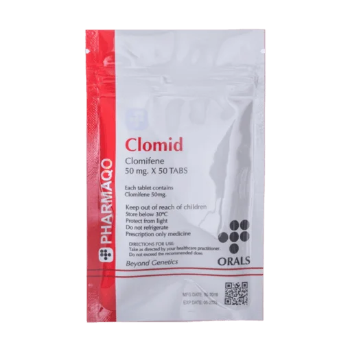 Pharmaqo US – CLOMID 50MG X 50 - Clomid PCT tablets UK