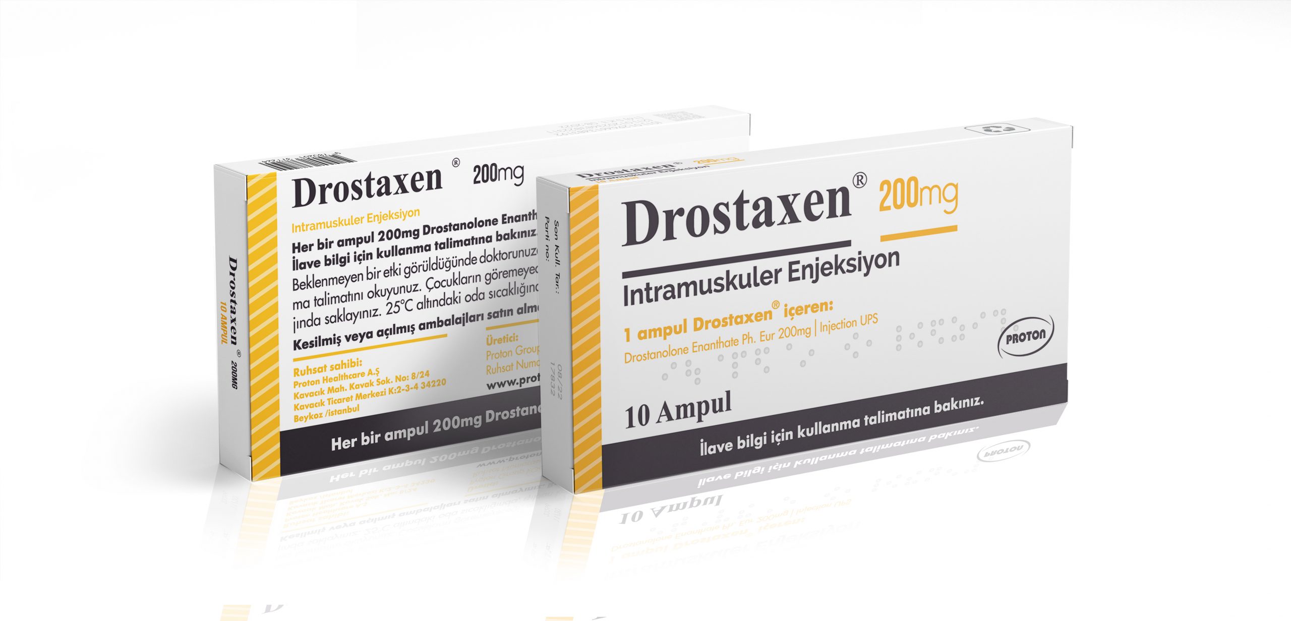 Proton Pharma (Drostanolone Enanthate – Mast E) Drostaxen 10 x 200mg – 1ml ampules