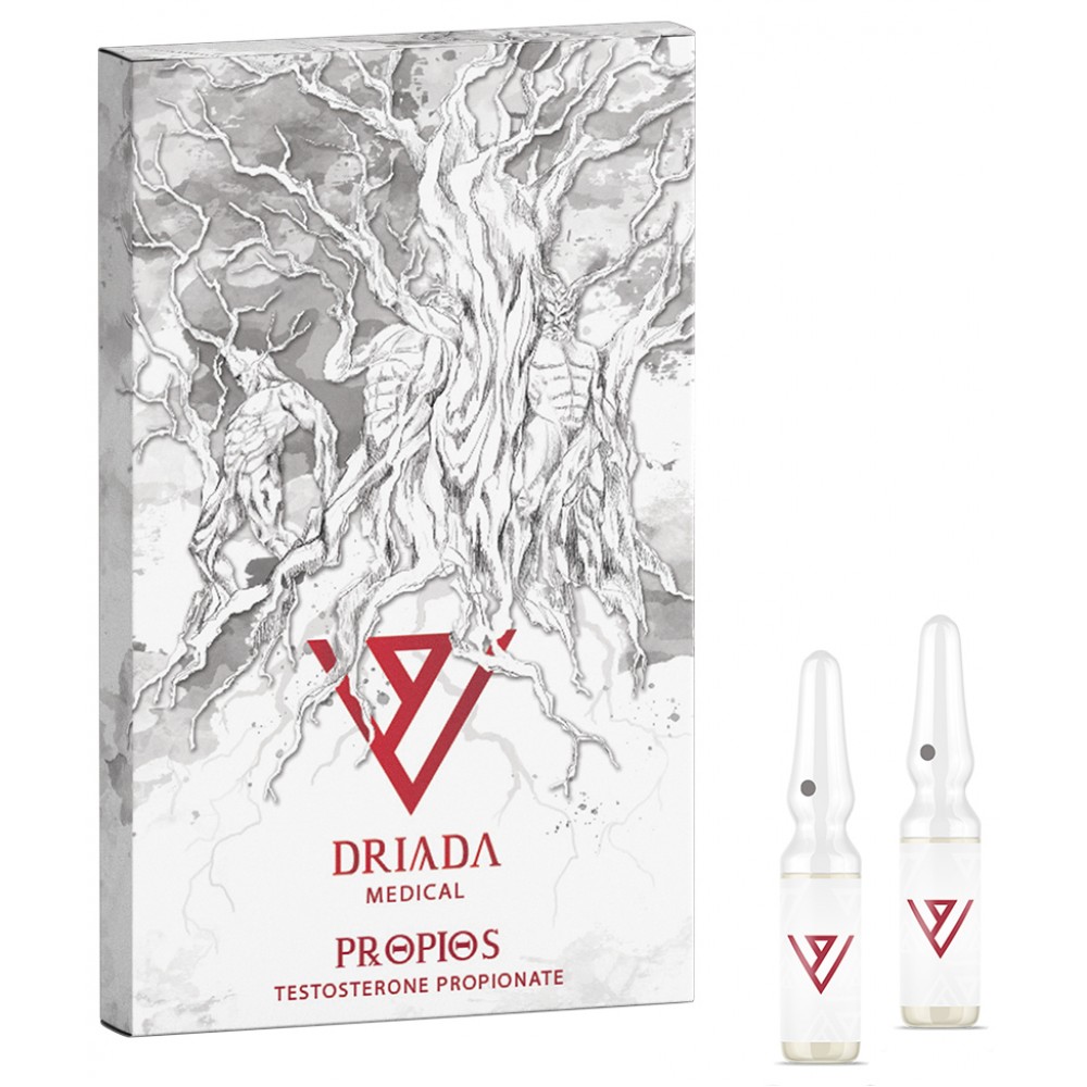 Driada Medical Propios 100 mg/ml (Testosterone Propionate) Ampoules 10 x 1ml - Testosterone injection UK