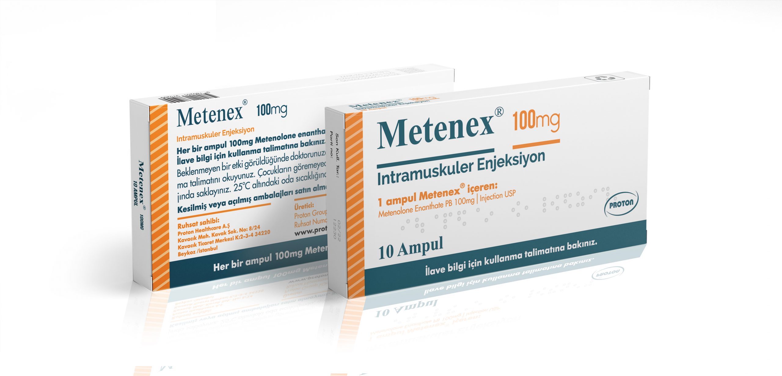 Proton Pharma (Primobolan) Metenex 10 x 100mg – 1ml ampules